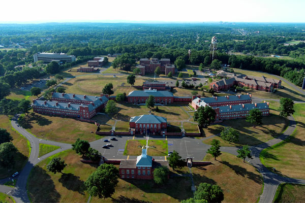 Overhead shot of CT VA
